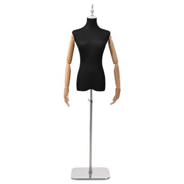 vidaXL Verstelbare mannequin van 165-213 cm met voet Vrouw, Verzenden