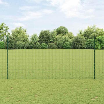 vidaXL ingegraven hekpalen 11 st Groen 200 cm Gepoedercoat, Verzenden