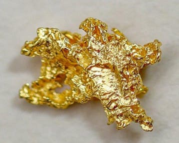 Gekristalliseerd goudklompje De dendritische cel- 0.23 g -