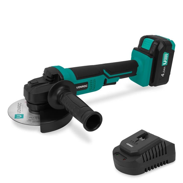 Accu Haakse Slijper - 20V - Ø 125mm | Incl. 4.0Ah Accu en, Bricolage & Construction, Outillage | Meuleuses, Envoi