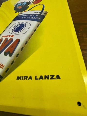 AVA - Calimero designer Mira Lanza - Origineel reclamebord
