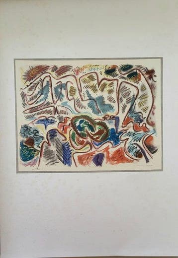 André Masson (1896-1987), after - La montagne Sainte