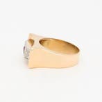 Ring - 18 karaat Geel goud - Robijn / Diamant, Nieuw