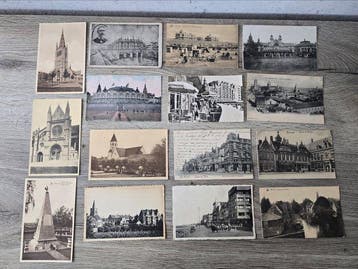 België - west - en Oost Vlaanderen - Gent, Oostende, Brugge,, Verzamelen, Gelopen