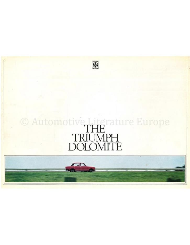 1975 TRIUMPH DOLOMITE BROCHURE NEDERLANDS, Livres, Autos | Brochures & Magazines