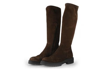 Manfield Laarzen in maat 38 Bruin, Kleding | Dames, Hoge laarzen, Bruin, Verzenden, Zo goed als nieuw