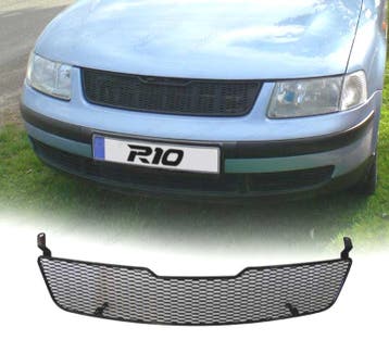 Calandre Pour Volkswagen Vw Passat 96-00 Métallique Noir, Verzenden