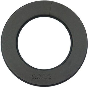 Oasis® eychenne® all black™ krans 40 cm per stuk zwart, Nieuw