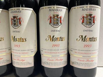 1993 Château Montus Cuvée Prestige - Madiran - 6 Flessen, Collections