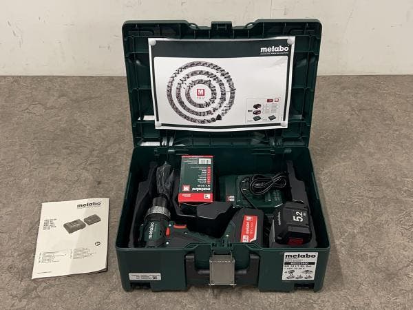 Veiling - Metabo accu schroefboormachine BS 18 LT BL set, Bricolage & Construction, Outillage | Foreuses