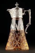 Topazio - Karaf - .925 zilver, Antiek en Kunst