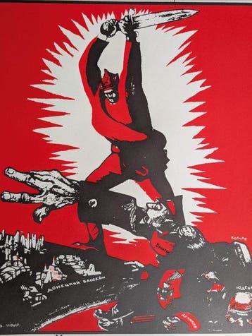 D.Moor - Soviet Propaganda Poster - Jaren 1980