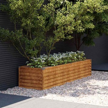 vidaXL Verhoogde tuinbak 194x50x36 cm cortenstaal, Tuin en Terras, Verzenden, Nieuw