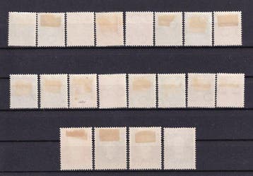 Nederland 1949/1951 - Koningin Juliana (en face) - NVPH, Gestempeld