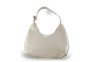 Manfield Schoudertas Wit, Handtassen en Accessoires, Tassen | Damestassen, Verzenden, Gebruikt, Wit