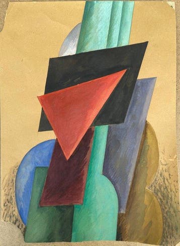 École russe (XX) - Abstraction - Composition Constructiviste