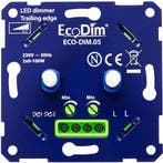 EcoDim LED DUO Dimmer 2x0–100W – inbouw & opbouw, Doe-het-zelf en Bouw, Verzenden, Nieuw