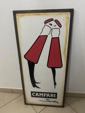 Campari - Plaque - IJzer