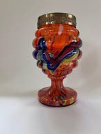 Moglijk Franz Welz of Kralik - Bloemensteker boheems glas