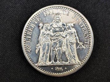France. 10 Francs 1964 Hercule. Essai en argent, Postzegels en Munten