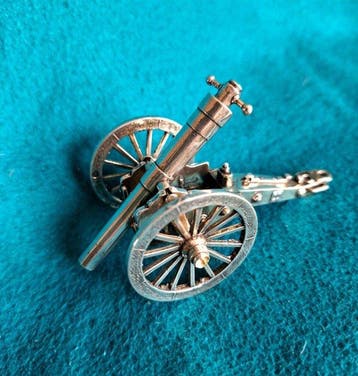619 AR - Militaire miniatuur beeldjes - Zilver