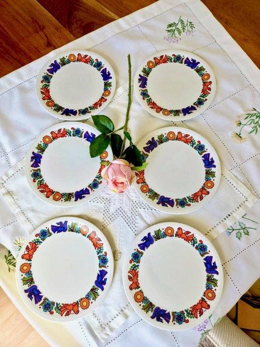 Villeroy & Boch - Christine Reuter - Ontbijtbord (6) -, Antiek en Kunst, Antiek | Meubels | Tafels