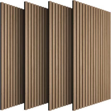 tectake Akoestische panelen Sonic Wall II houtlook - eiken,, Verzenden