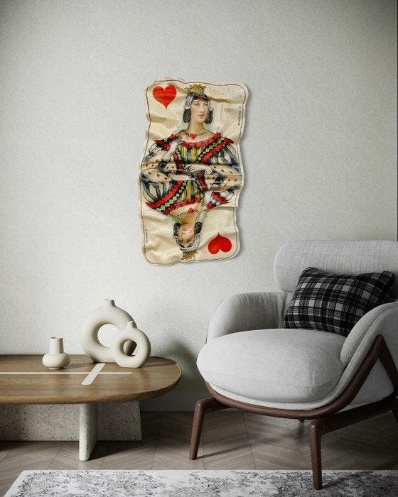Soyz Bank (1988) - Queen of Heart, Antiek en Kunst, Kunst | Designobjecten
