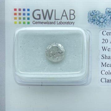 Zonder minimumprijs - 1 pcs Diamant (Natuurlijk) - 1.19 ct -, Nieuw