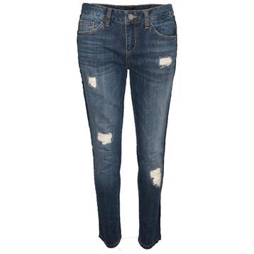 Liu Jo • blauwe destroyed jeans • W28, Liu Jo, Verzenden, Nieuw, Blauw