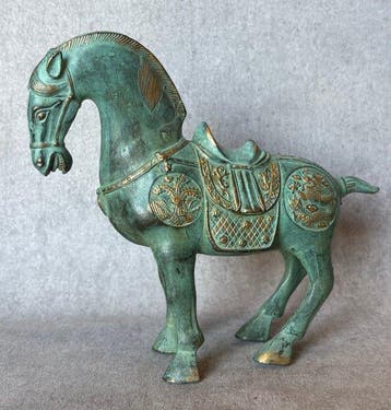 Tang-Dynastie stijl paard - Brons - China (Zonder