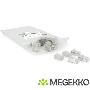 ACT CAT6A pass-through shielded modulaire RJ45 connector, Computers en Software, Verzenden, Nieuw