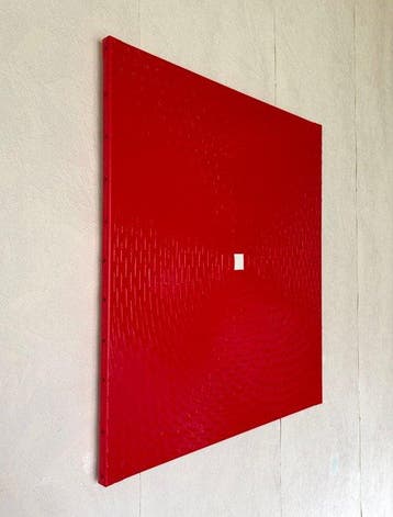 Aykaz Arzumanyan - Rose - 753 - Abstraction géométrique