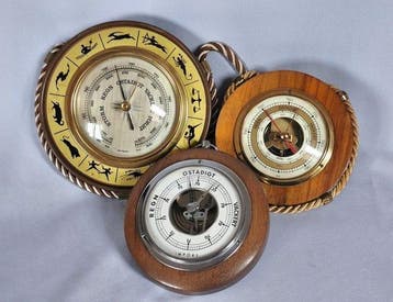 Fischer - sznury eglarskie - Marine barometer (3) - Messing