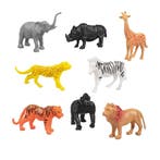 Uitdeelcadeautjes Jungle Dieren 4,5cm 8st, Verzenden, Nieuw