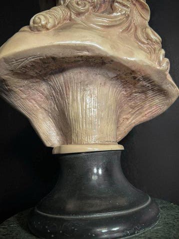 sculptuur, Busto di Giovane Fanciulla in Polvere di Marmo, Antiek en Kunst