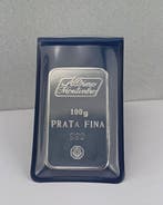 100 gram - Zilver .999 - Albino Moutinho - Met certificaat, Timbres & Monnaies, Métaux nobles & Lingots