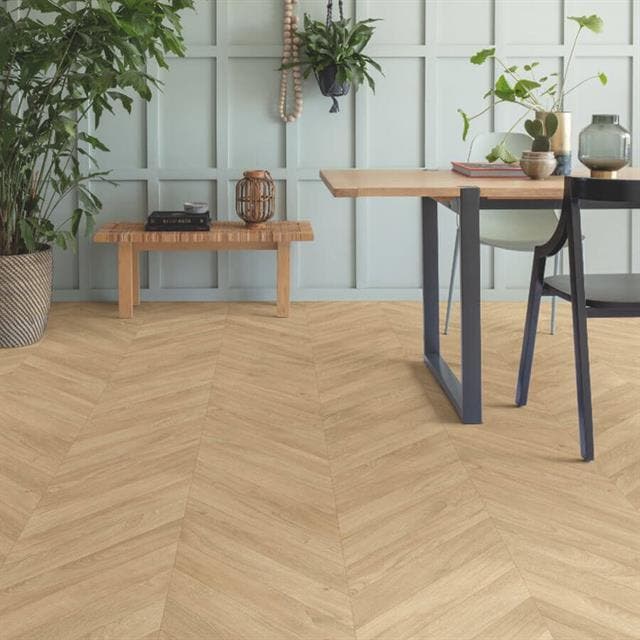 Quick Step Impressive Patterns IPA4160 visgraat laminaat eik, Doe-het-zelf en Bouw, Vloerdelen en Plavuizen, Ophalen of Verzenden
