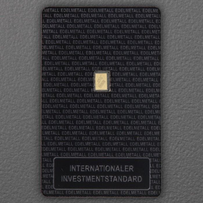 0,5 Gramm - Goud .999 - Valcambi - Verzegeld (Zonder, Timbres & Monnaies, Métaux nobles & Lingots