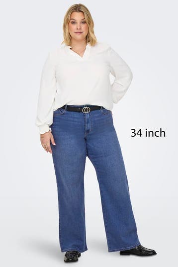ONLY wide jeans Snow44Maat 42/44 (L), Vêtements | Femmes, Jeans, Verzenden