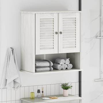 vidaXL Badkamerkast VIGO Wit en Antiek Wit 67,5 x 34 x 71,5, Verzenden, Nieuw