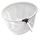 Schepnet fijn wit rond 35cm doorsnede met vaste steel 115cm, Ophalen of Verzenden, Nieuw