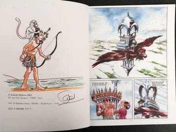 Hanuman - Mythes et dieux + dédicace couleur - B - 1 Album -