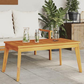vidaXL Tuintafel 100x55x45 cm massief acaciahout, Verzenden