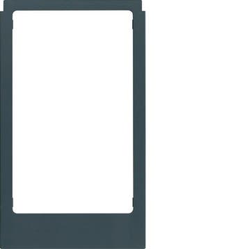 Grand cadre design angulaire en plastique anthracite mat -, Verzenden