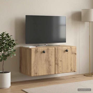 vidaXL Wandmontage TV-kast 59,5 x 31 x 30 cm Artisanaal, Verzenden, Nieuw