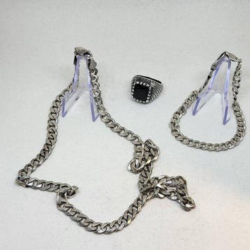 Zonder minimumprijs - 3-delige sieradenset Zilver - Ketting,