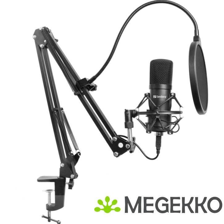 Sandberg Streamer USB Microphone Kit, Muziek en Instrumenten, Microfoons, Nieuw, Verzenden