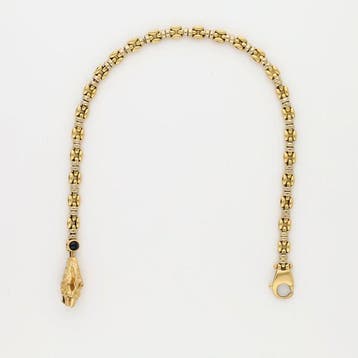 Armband - 18 karaat Geel goud, Witgoud