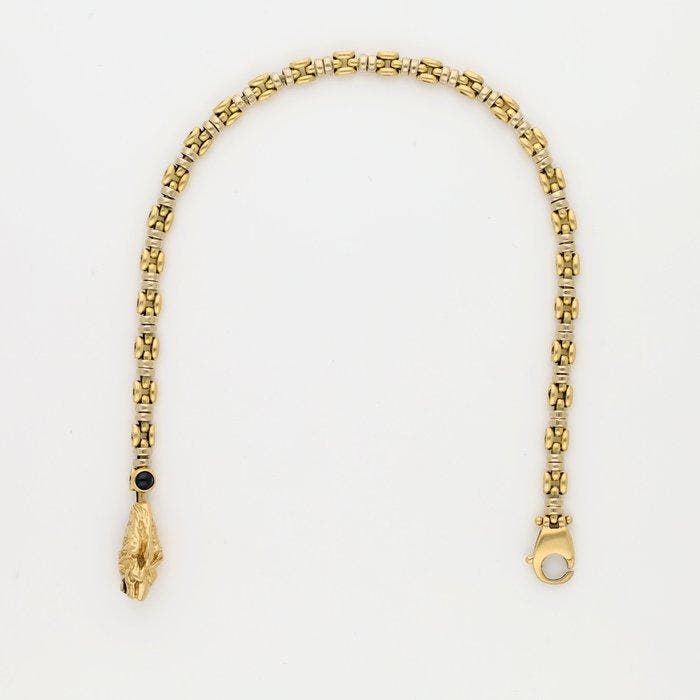 Armband - 18 karaat Geel goud, Witgoud, Bijoux, Sacs & Beauté, Bracelets